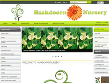 Tablet Screenshot of haakdoornnursery.co.za